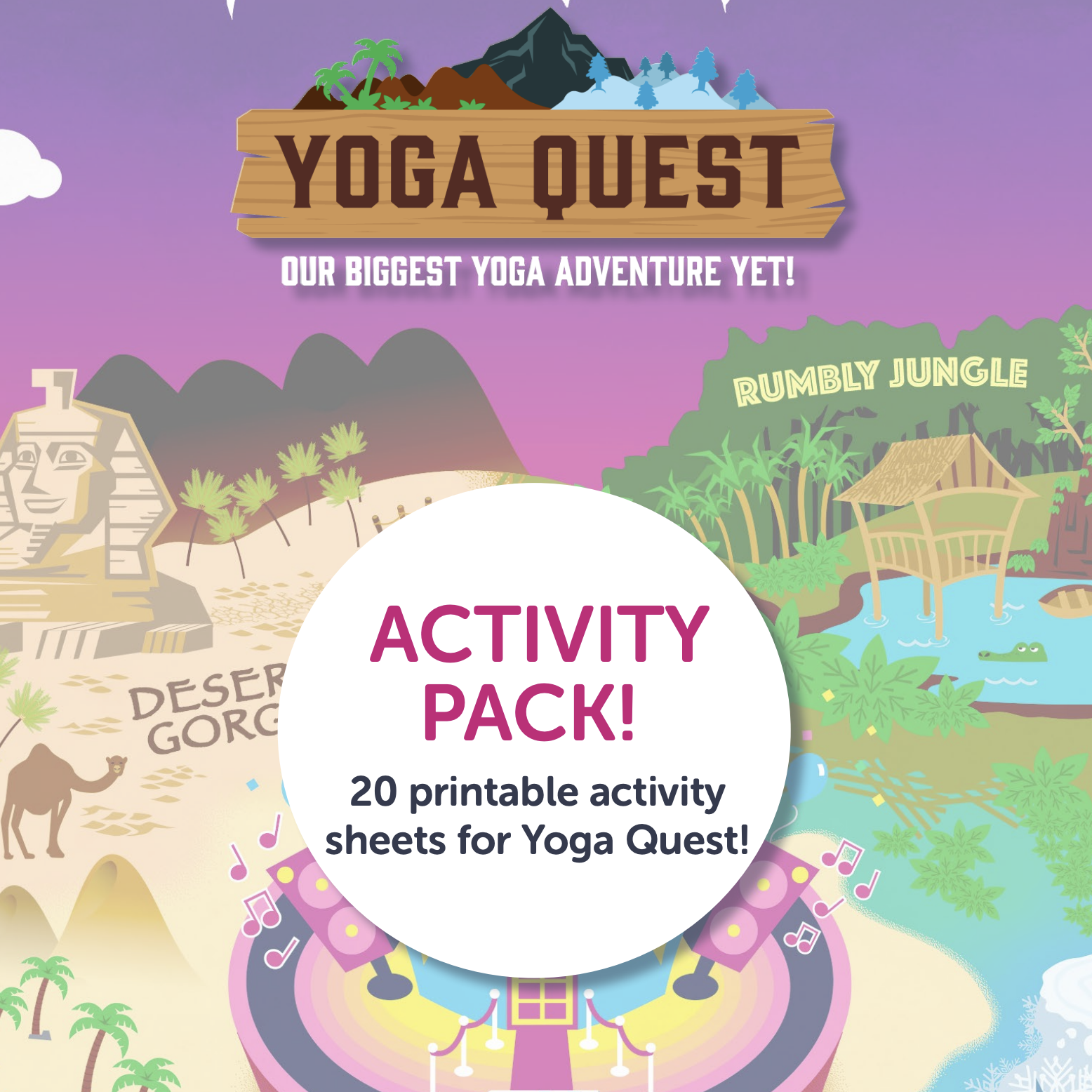 Yoga Quest Activity Pack - Cosmic Kids