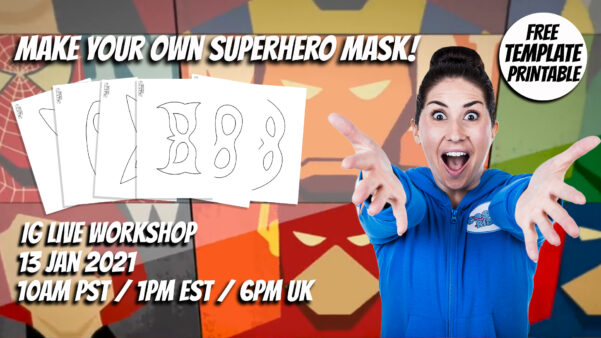 Make your own Superhero Mask | Kids Activities | Cosmic Kids