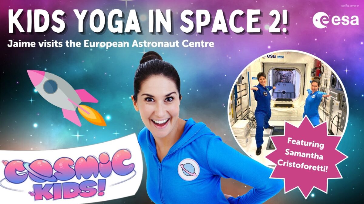 Yoga in Space 2 - Jaime visits the European Astronaut Centre 🛰️